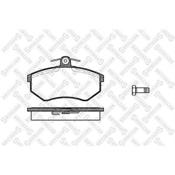 Слика на плочки STELLOX 145 000-SX за Audi 80 Sedan (89, 89Q, 8A, B3) 2.0 E - 113 коњи бензин