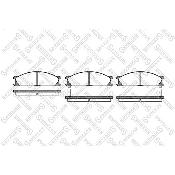 Слика на Плочки STELLOX 247 002-SX