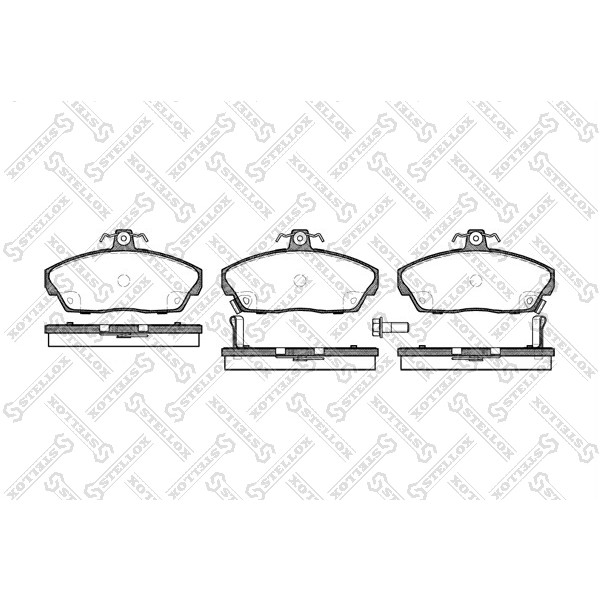 Слика на плочки STELLOX 348 002B-SX за MG MGR V8 3.9 - 190 коњи бензин