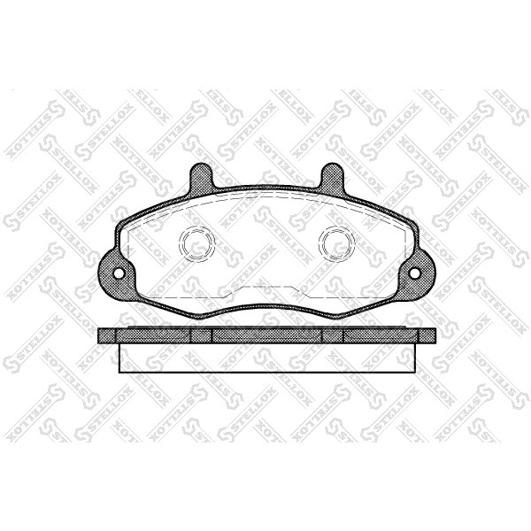 Слика на плочки STELLOX 402 000B-SX за Ford Transit BUS (E) 1991 2.0 i (EBL, EDL, EGL, ESS, EUS) - 98 коњи бензин