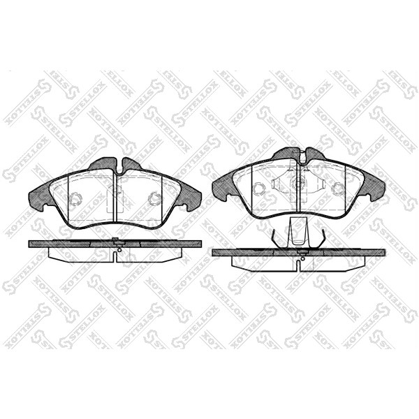 Слика на плочки STELLOX 589 000B-SX за Mercedes Sprinter 3-t Bus (903) 311 CDI 4x4 - 109 коњи дизел