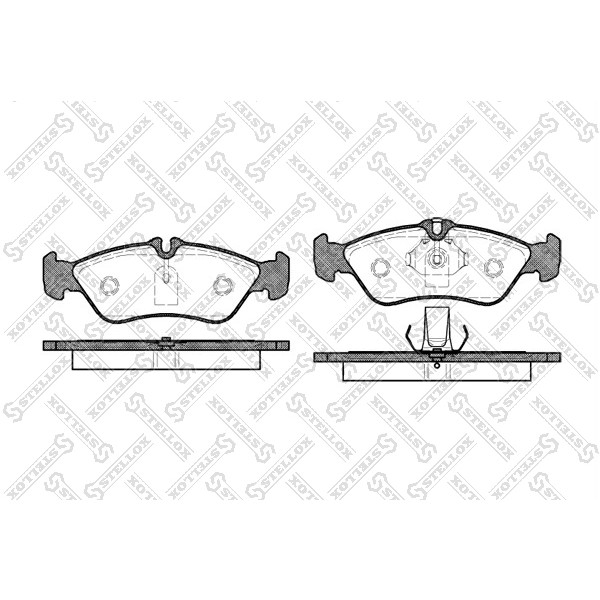 Слика на плочки STELLOX 591 000B-SX за Mercedes Sprinter 3-t Platform (903) 310 D 2.9 - 102 коњи дизел