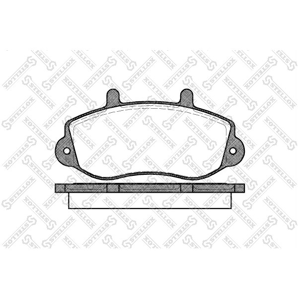 Слика на плочки STELLOX 689 000B-SX за Mercedes C-class Saloon (w202) C 200 (202.020) - 136 коњи бензин