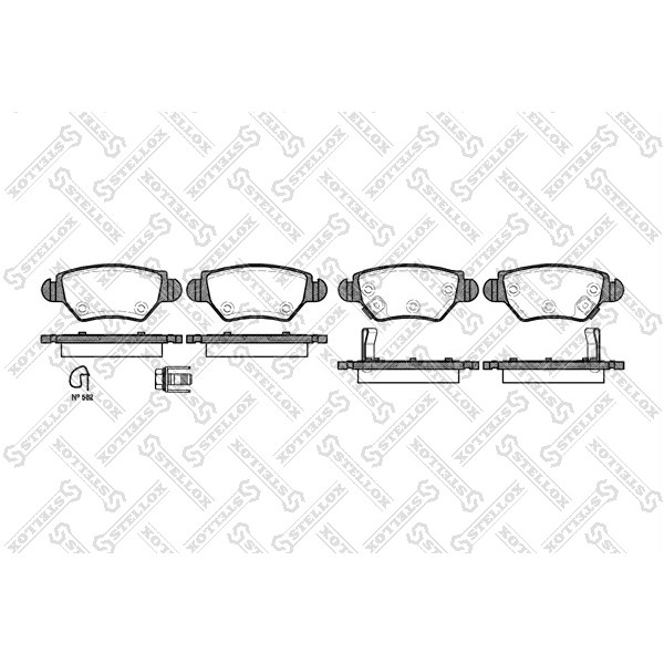 Слика на Плочки STELLOX 696 022B-SX