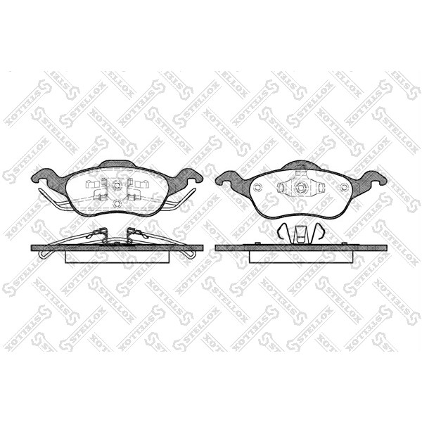 Слика на плочки STELLOX 702 000B-SX за Ford Focus (daw,dbw) 1.4 16V - 75 коњи бензин