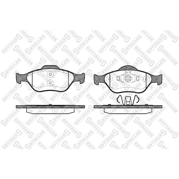 Слика на плочки STELLOX 777 000-SX за Ford Fiesta 5 (jh,jd) 1.25 16V - 70 коњи бензин