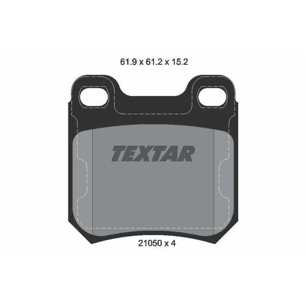 Слика на плочки TEXTAR 2105002 за Saab 900 II Convertible 2.0 i - 131 коњи бензин