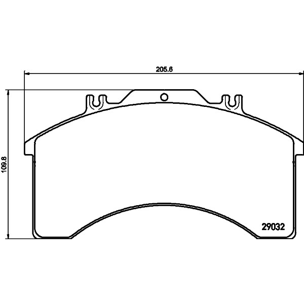 Слика на плочки TEXTAR 2903203 за камион Iveco Eurocargo 130 E 15 K - 143 коњи дизел