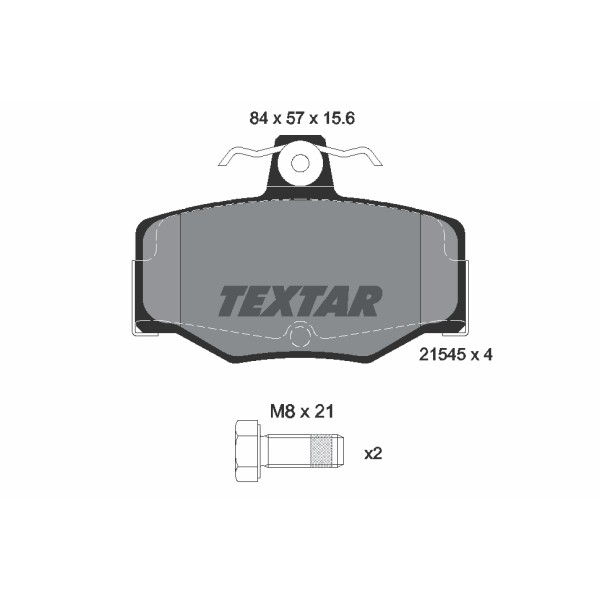 Слика на плочки TEXTAR Q+ 2154501 за Nissan Pulsar Hatchback (N16) 1.5 - 98 коњи бензин