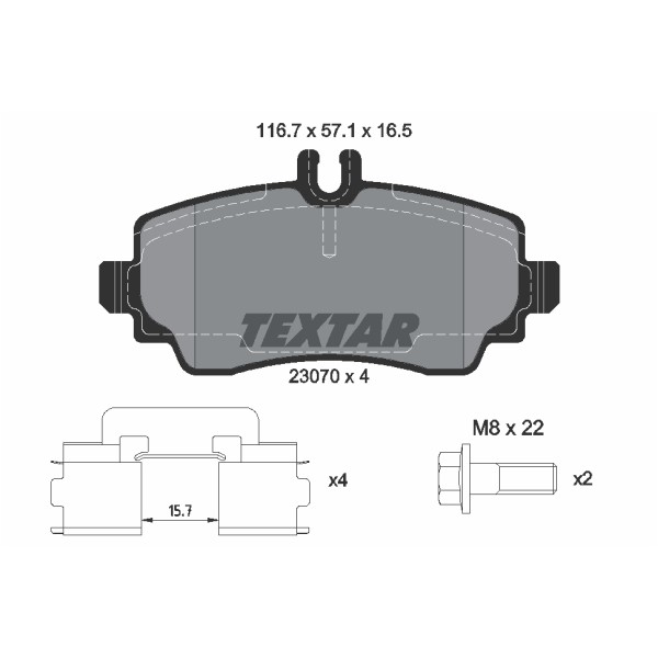 Слика на Плочки TEXTAR Q+ 2307003