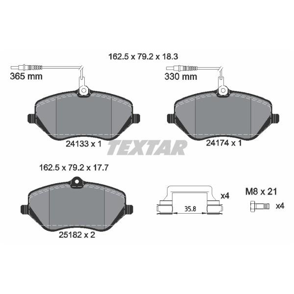 Слика на Плочки TEXTAR Q+ 2413303