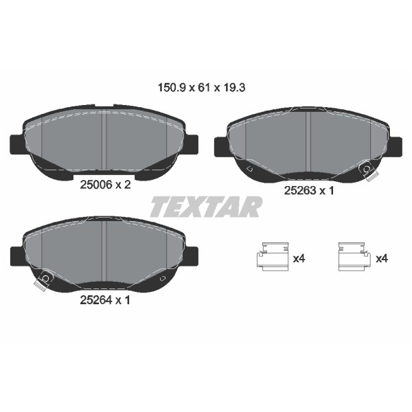 Слика на Плочки TEXTAR Q+ 2500601