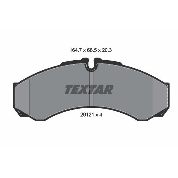 Слика на плочки TEXTAR Q+ 2912112 за камион Iveco Daily 1 Box 35-8 (14934104, 14934111, 14934204, 14934205, 14934211, 1493 - 84 коњи дизел