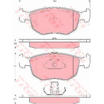 Слика на плочки TRW GDB1618 за Ford Mondeo MK 2 Estate (BNP) 1.8 i - 115 коњи бензин