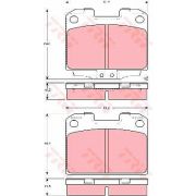 Слика 1 на плочки TRW GDB3104