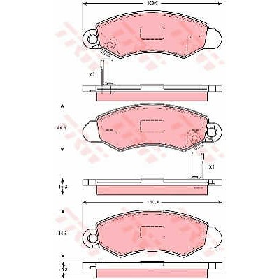 Слика на Плочки TRW GDB3215