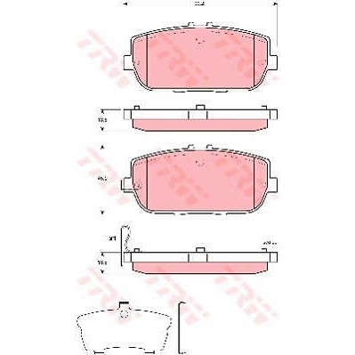 Слика на плочки TRW GDB3402 за Mazda MX-5 (NC) 1.8 - 126 коњи бензин