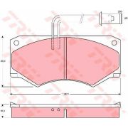 Слика 1 на плочки TRW GDB390