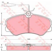 Слика 1 на плочки TRW GDB447