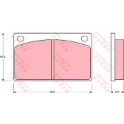 Слика 1 на плочки TRW GDB576