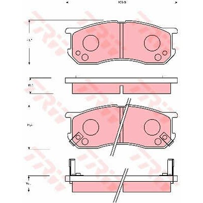 Слика на Плочки TRW GDB7024