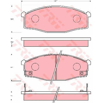 Слика на Плочки TRW GDB7041