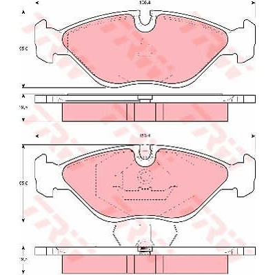 Слика на плочки TRW GDB969 за Saab 9000 Hatchback 2.0 T16 - 204 коњи бензин