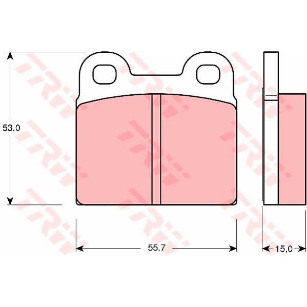 Слика на Плочки TRW COTEC GDB102