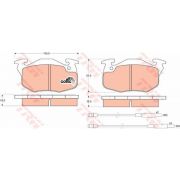 Слика 1 на плочки TRW COTEC GDB1033