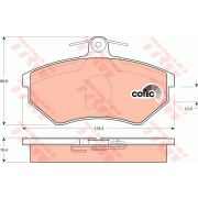 Слика 1 на плочки TRW COTEC GDB1044