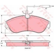 Слика 1 на плочки TRW COTEC GDB1106