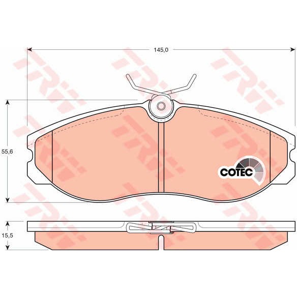 Слика на Плочки TRW COTEC GDB1113