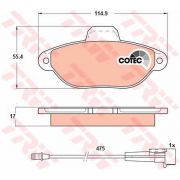 Слика 1 на плочки TRW COTEC GDB1115