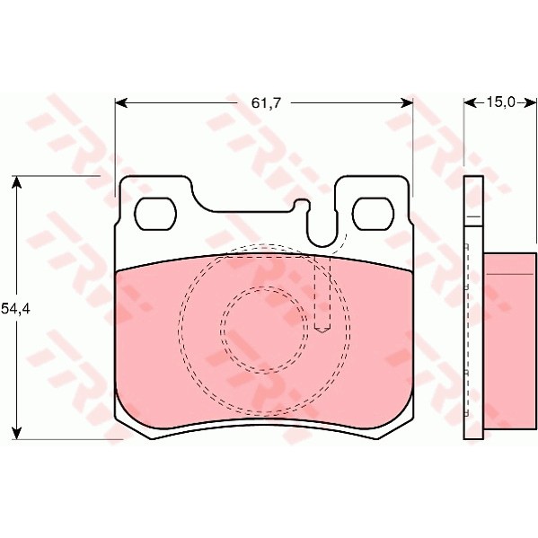 Слика на Плочки TRW COTEC GDB1130