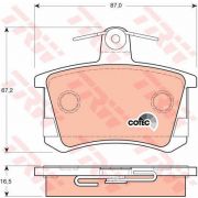 Слика 1 на плочки TRW COTEC GDB1163