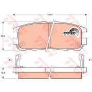 Слика 1 на плочки TRW COTEC GDB1187