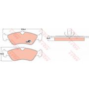 Слика 1 на плочки TRW COTEC GDB1263