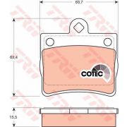 Слика 1 $на Плочки TRW COTEC GDB1283