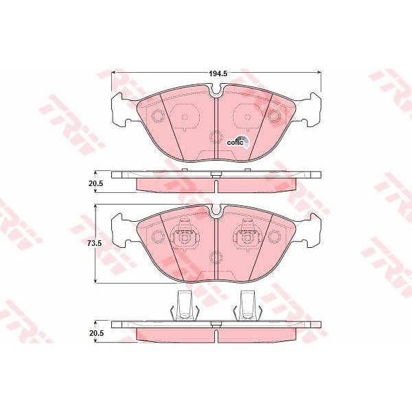 Слика на Плочки TRW COTEC GDB1285