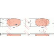 Слика 1 на плочки TRW COTEC GDB1339