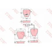 Слика 1 $на Плочки TRW COTEC GDB1371