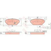 Слика 1 на плочки TRW COTEC GDB1386