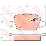 Слика 1 на плочки TRW COTEC GDB1396