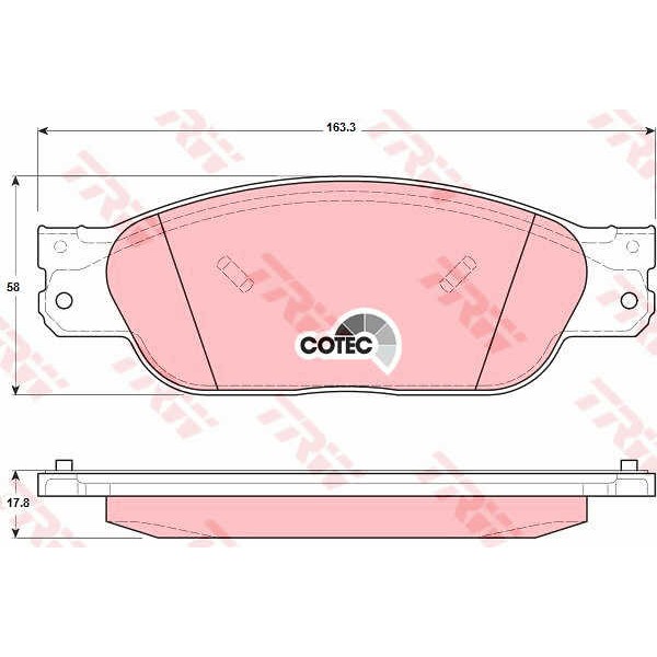 Слика на Плочки TRW COTEC GDB1401