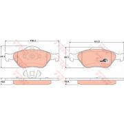 Слика 1 на плочки TRW COTEC GDB1419