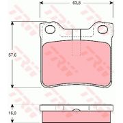 Слика 1 $на Плочки TRW COTEC GDB1432