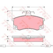 Слика 1 на плочки TRW COTEC GDB1446