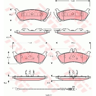 Слика на Плочки TRW COTEC GDB1456