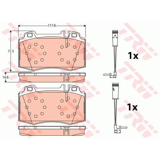 Слика на Плочки TRW COTEC GDB1543