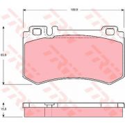 Слика 1 на плочки TRW COTEC GDB1544